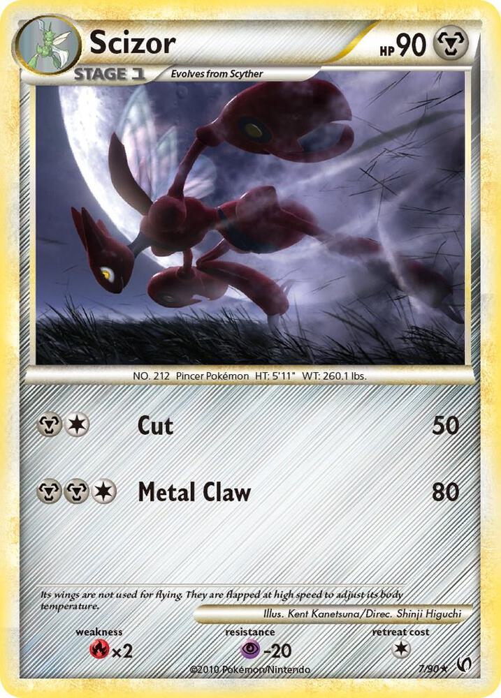 Scizor 7/90 card from Undaunted
