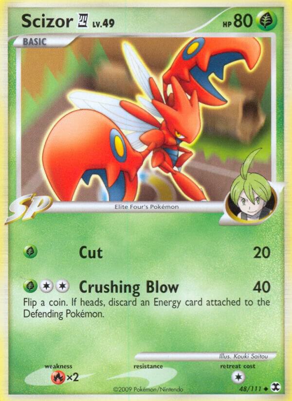Scizor E4 48/111 card from Rising Rivals