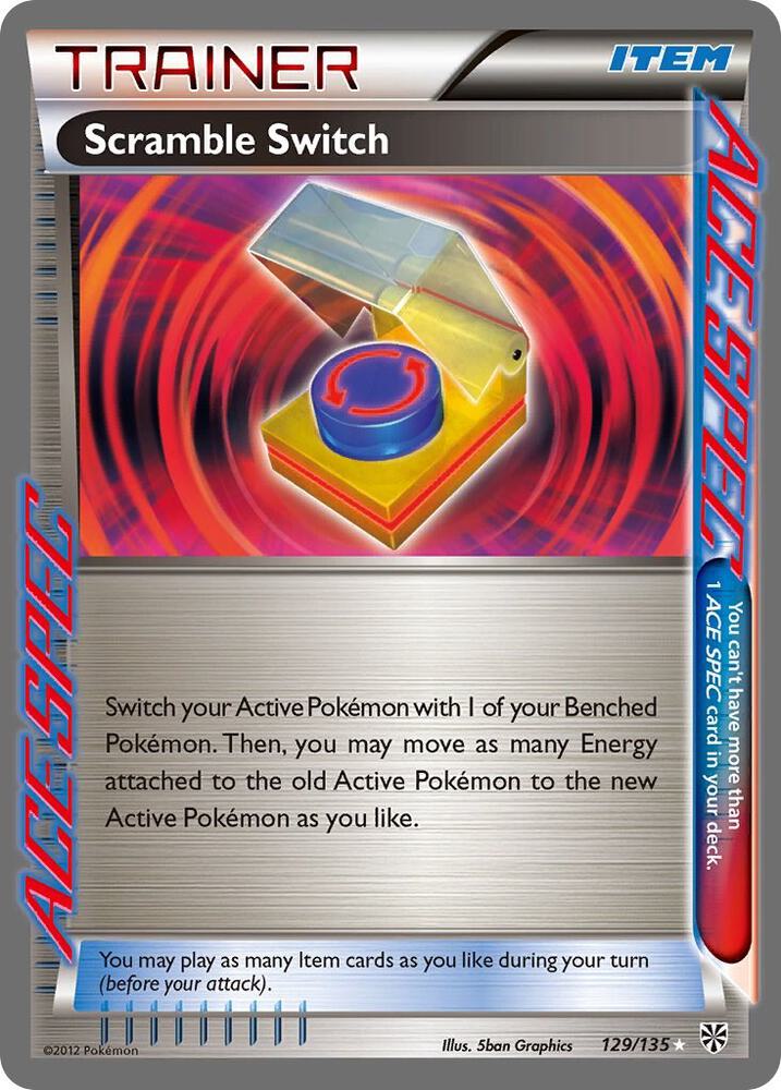 Scramble Switch 129/135 card from Plasma Storm