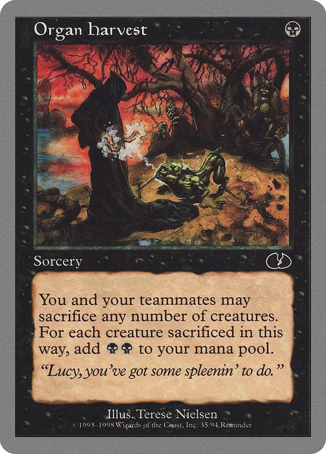Organ Harvest 35 card from Unglued