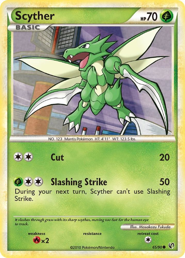 Scyther (65) 65/90 card from Undaunted