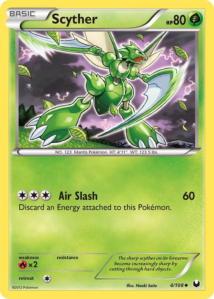 Scyther 4/108 card from Dark Explorers