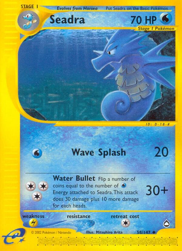 Seadra 058/147 card from Aquapolis