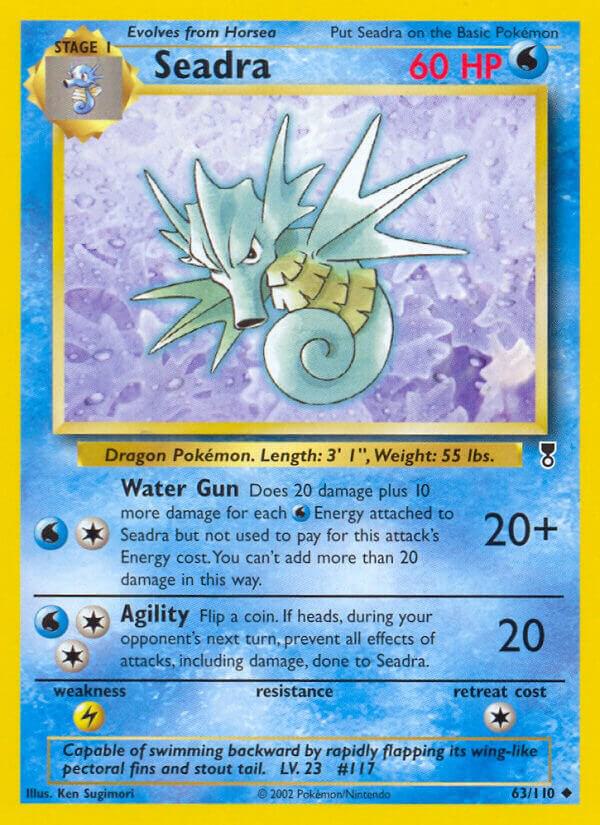 Seadra 063/110 card from Legendary Collection