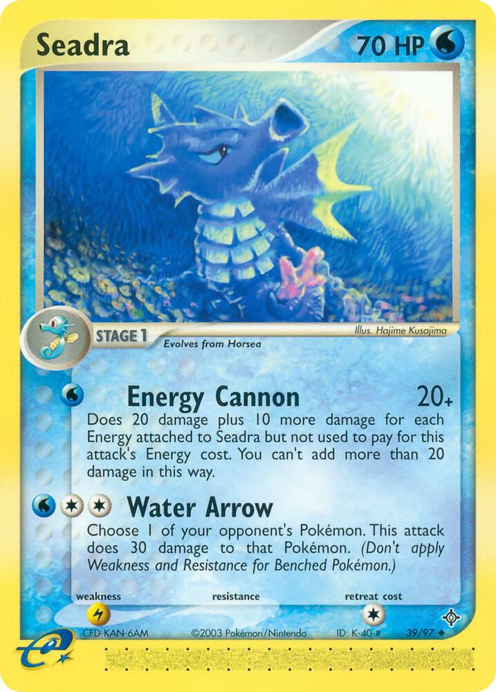 Seadra 39/97 card from Dragon
