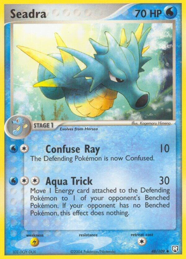 Seadra 48/109 card from Team Rocket Returns