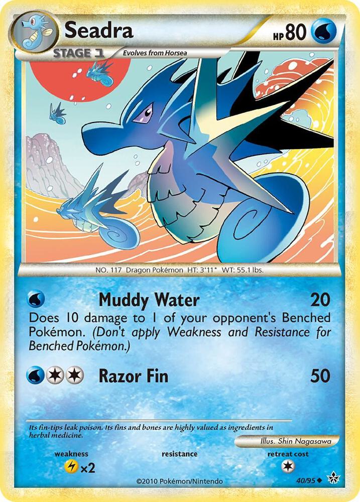 Seadra 40/95 card from Unleashed