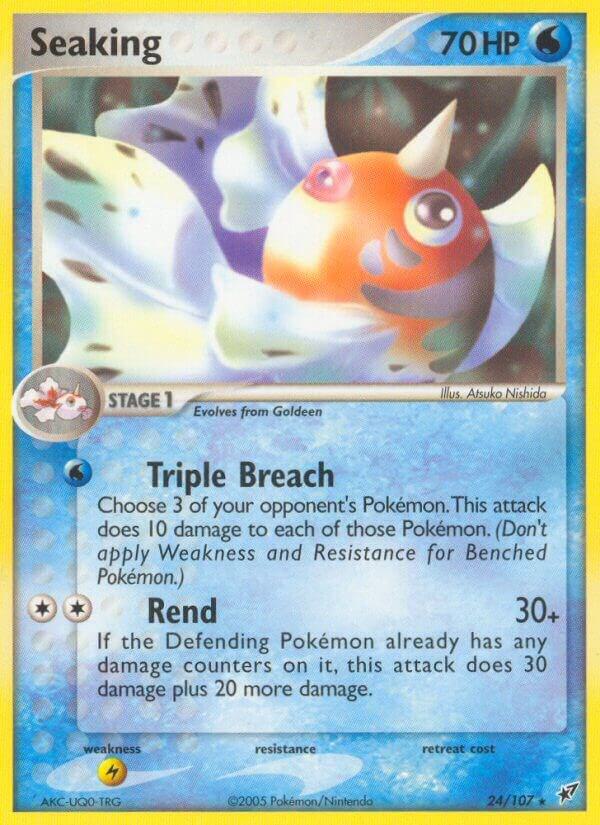 Seaking 24/107 card from Deoxys