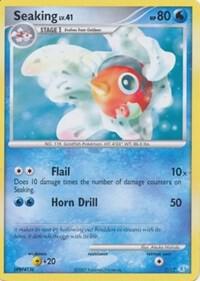 Seaking 7/12 card from DP Trainer Kit: Manaphy & Lucario