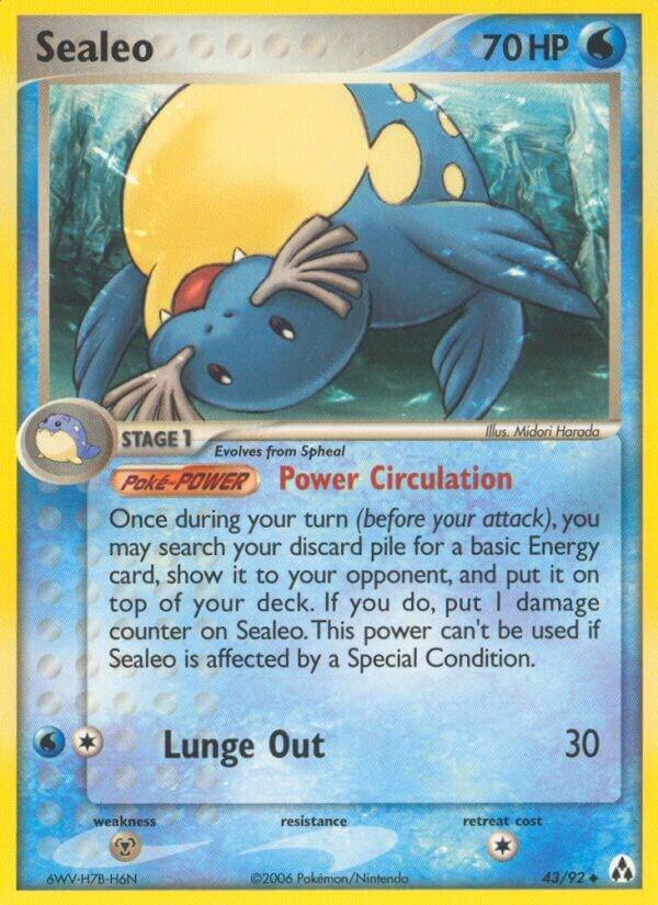 Sealeo 43/92 card from Legend Maker