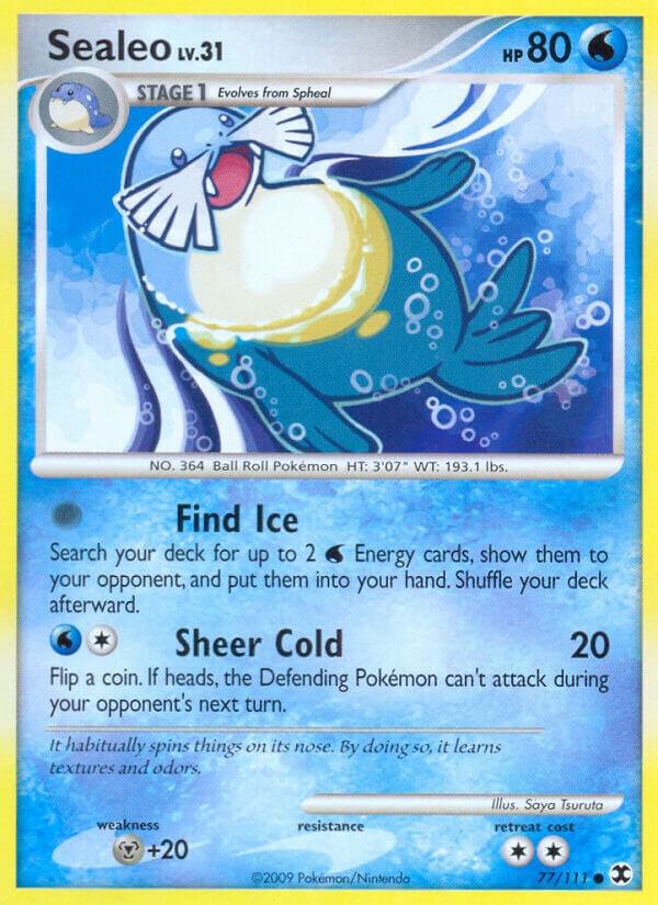 Sealeo 77/111 card from Rising Rivals
