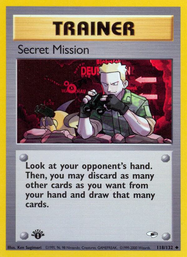 Secret Mission 118/132 card from Gym Heroes