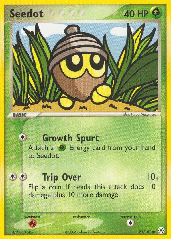 Seedot 71/101 card from Hidden Legends