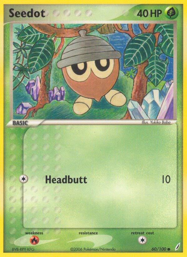 Seedot 60/100 card from Crystal Guardians