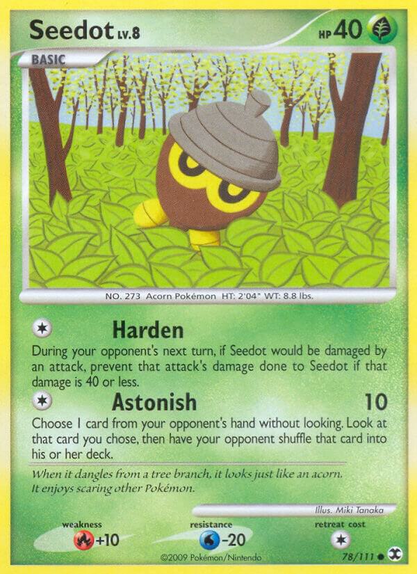 Seedot 78/111 card from Rising Rivals