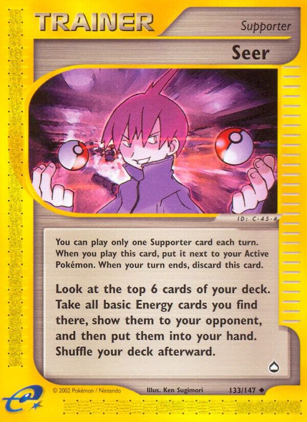 Seer 133/147 card from Aquapolis