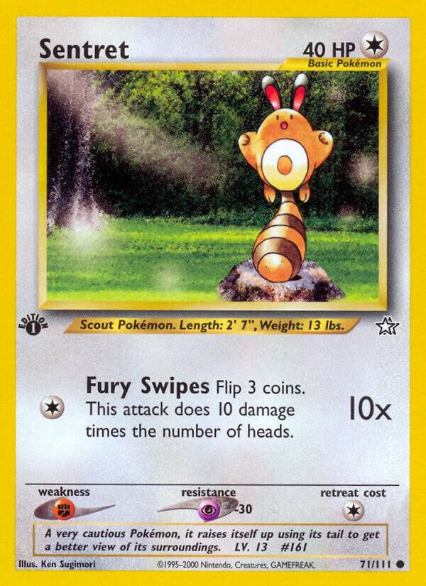 Sentret 071/111 card from Neo Genesis