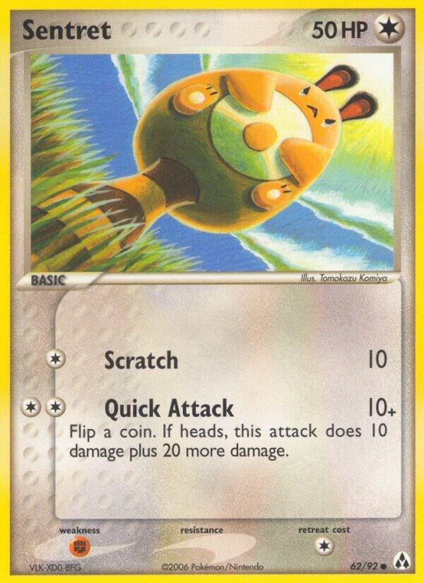 Sentret 62/92 card from Legend Maker