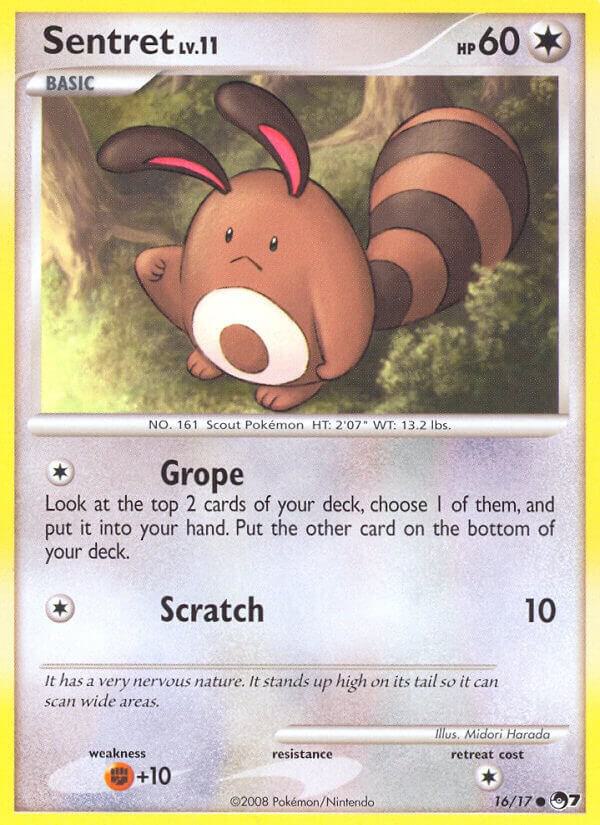 Sentret 016/017 card from POP Series 7