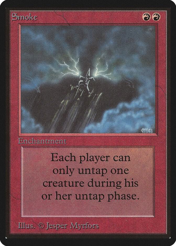 Smoke card from Beta Edition