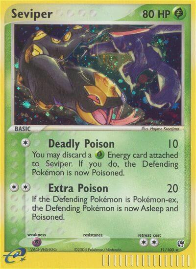 Seviper 11/100 card from Sandstorm