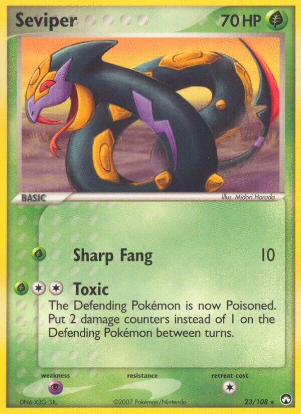 Seviper 23/108 card from Power Keepers