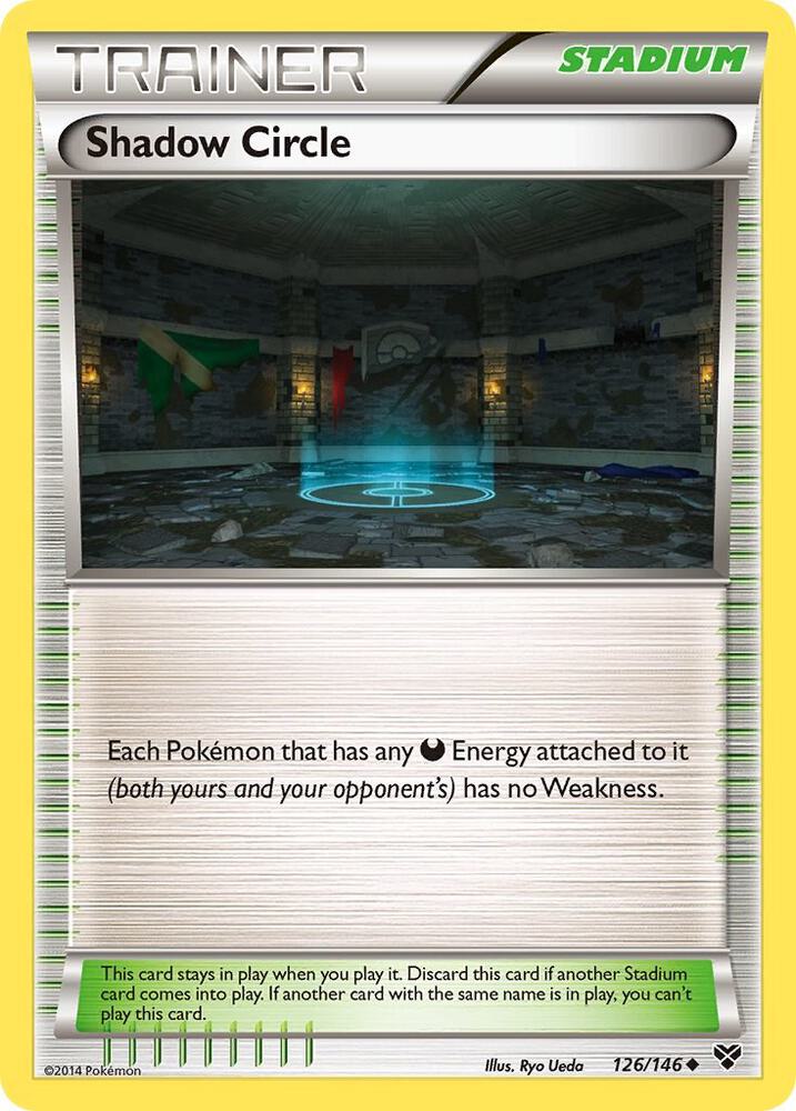 Shadow Circle 126/146 card from XY Base Set
