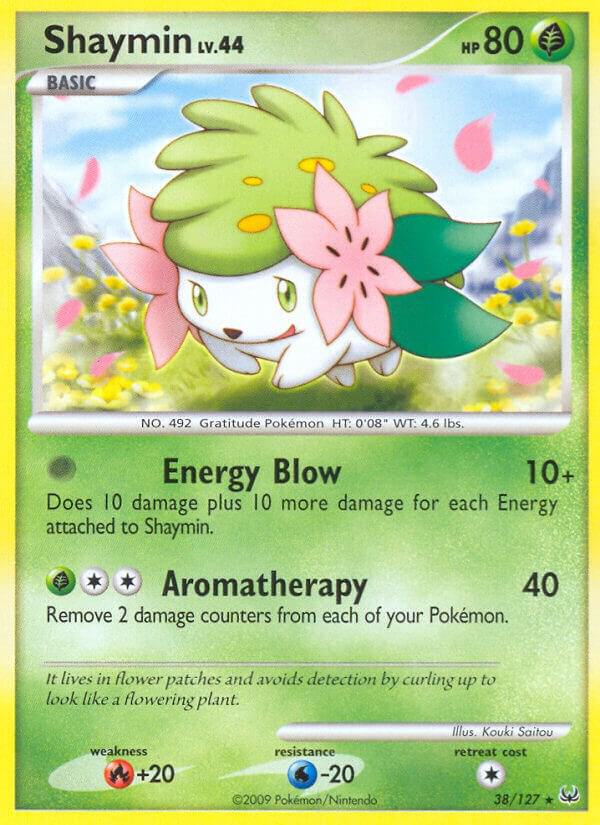 Shaymin (38) 38/127 card from Platinum