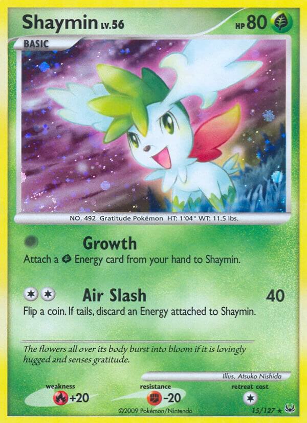 Shaymin (15) 15/127 card from Platinum
