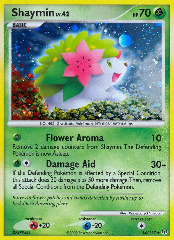 Shaymin (14) 14/127 card from Platinum