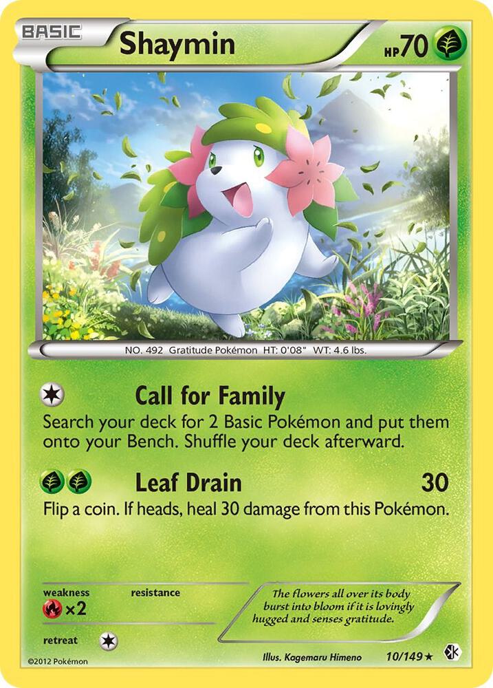 Shaymin 10/149 card from Boundaries Crossed