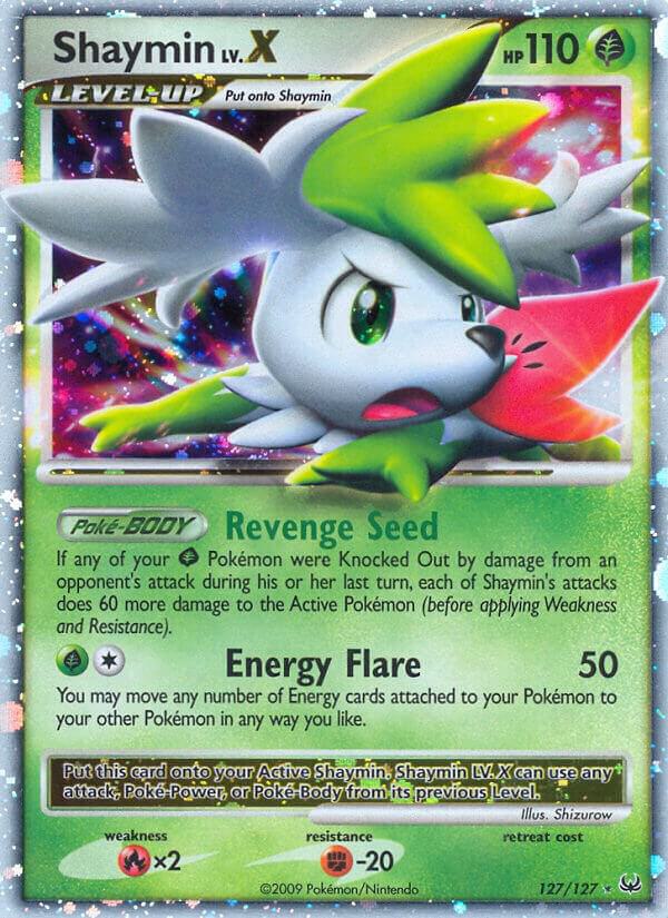 Shaymin Lv.X (Sky Forme) 127/127 card from Platinum