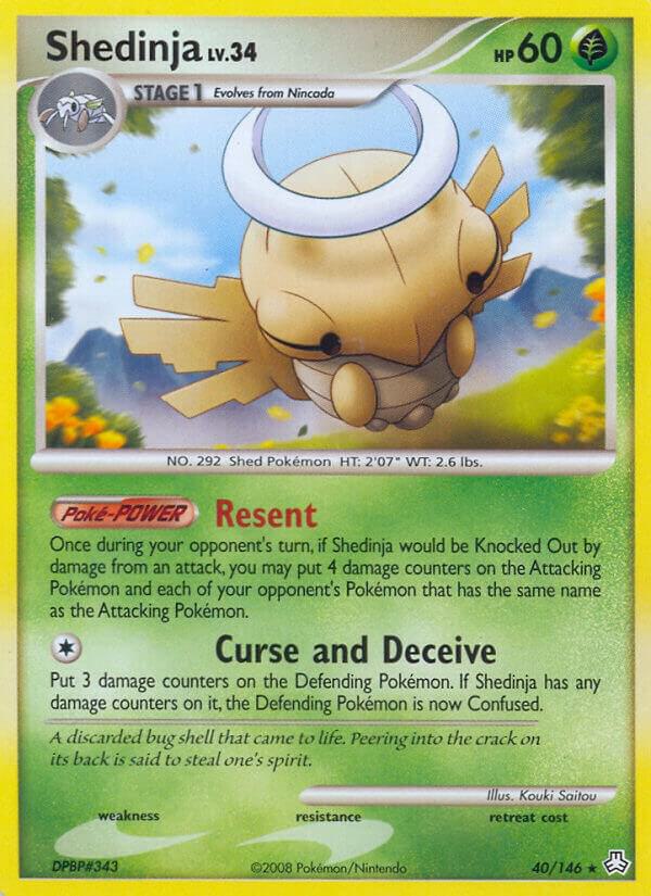 Shedinja 40/146 card from Legends Awakened