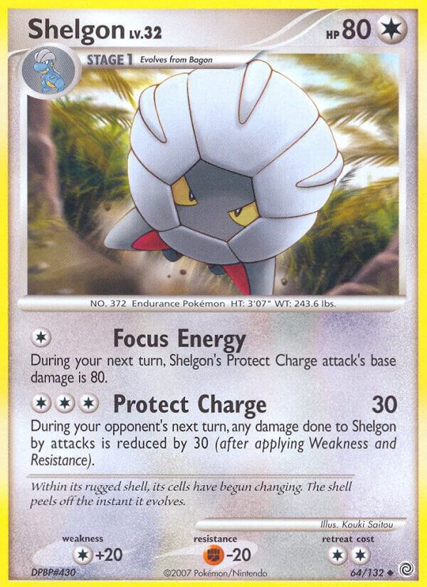 Shelgon 64/132 card from Secret Wonders
