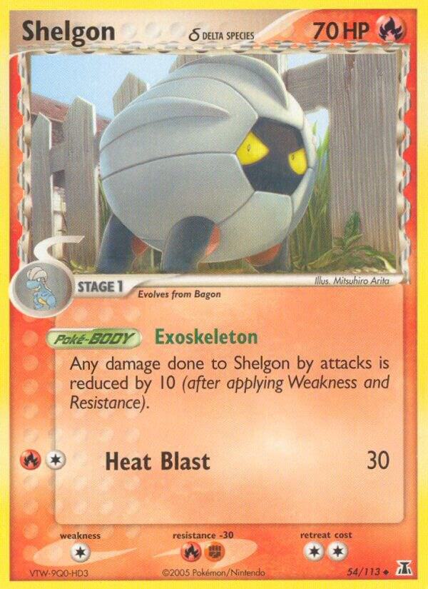Shelgon - 054/113 (Delta Species) 54/113 card from Delta Species