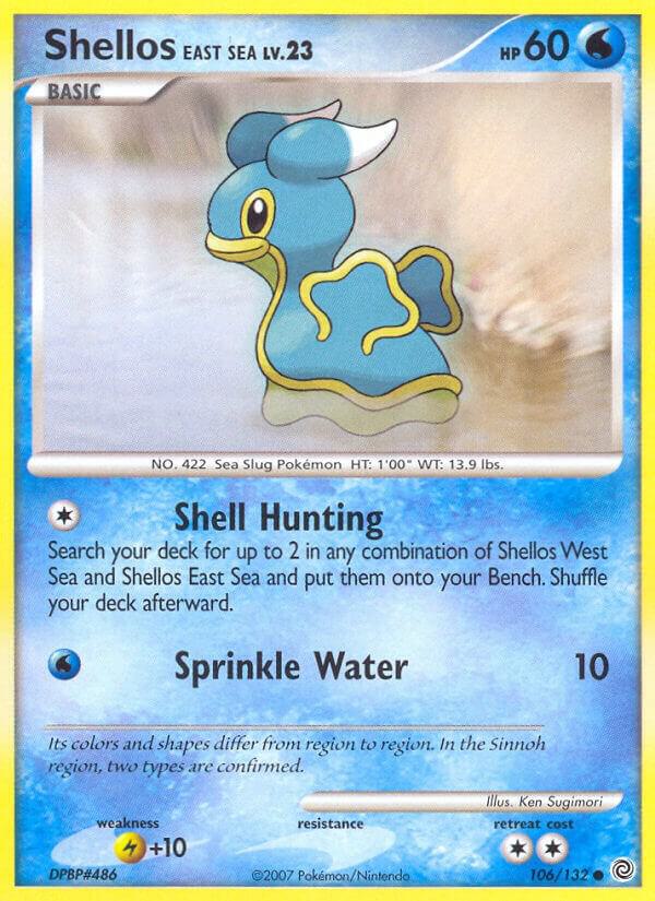 Shellos East Sea 106/132 card from Secret Wonders