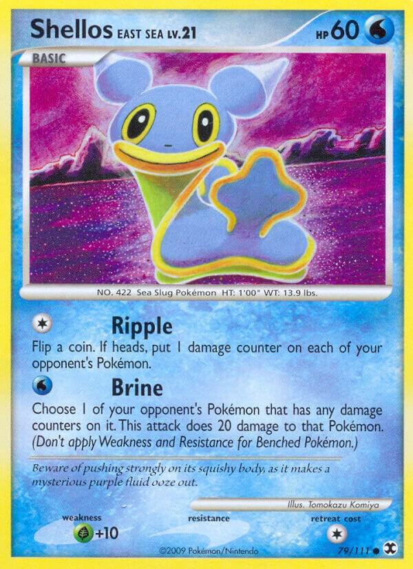 Shellos East Sea 79/111 card from Rising Rivals