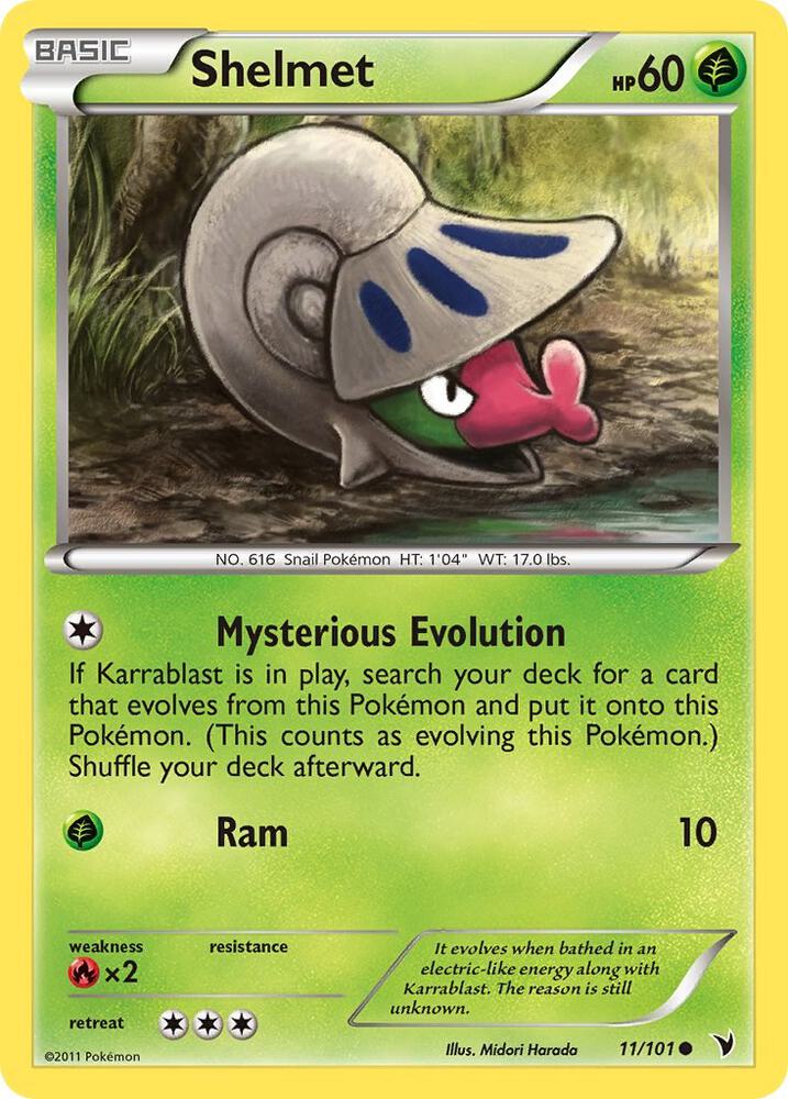 Shelmet 11/101 card from Noble Victories