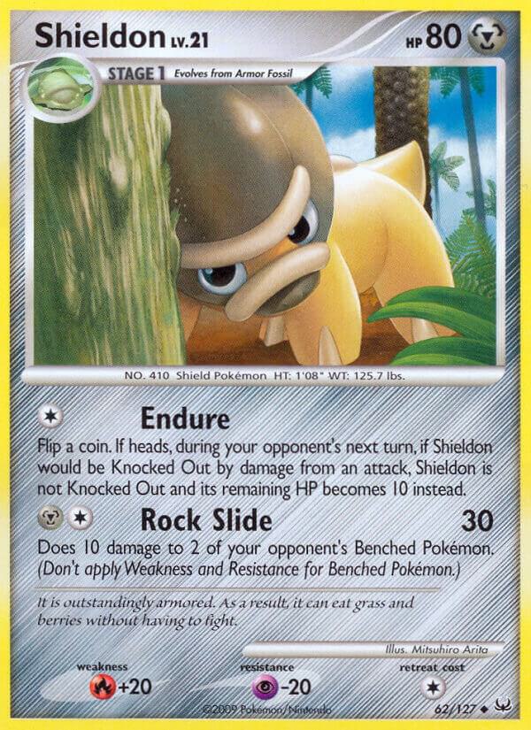 Shieldon 62/127 card from Platinum