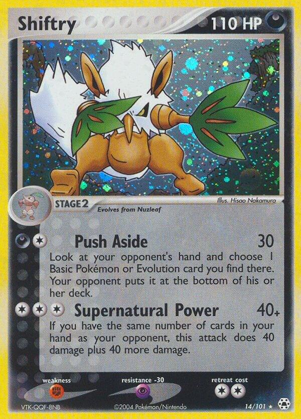 Shiftry 14/101 card from Hidden Legends