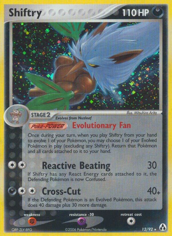 Shiftry 12/92 card from Legend Maker