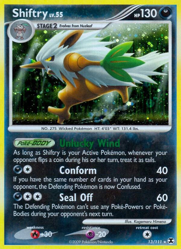 Shiftry 13/111 card from Rising Rivals