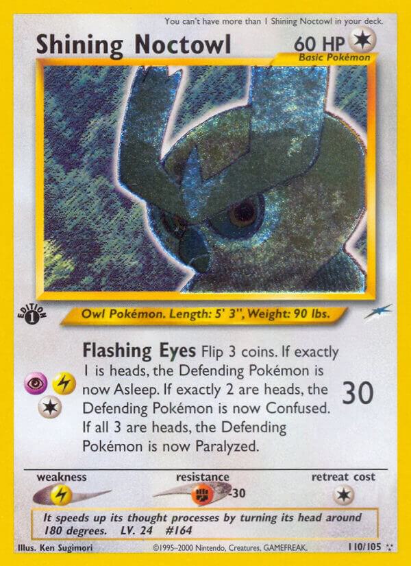 Shining Noctowl 110/105 card from Neo Destiny