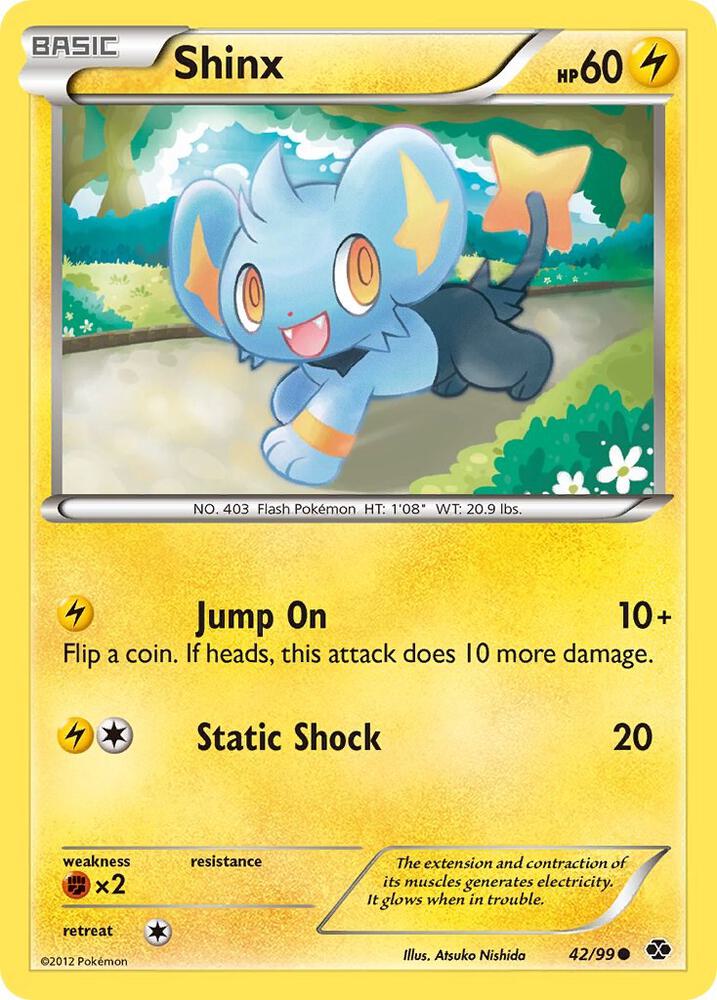 Shinx (42) 42/99 card from Next Destinies