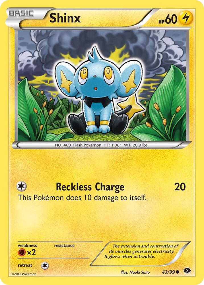 Shinx (43) 43/99 card from Next Destinies