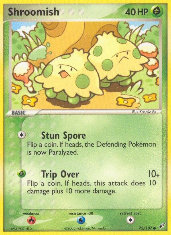 Shroomish 72/107 card from Deoxys