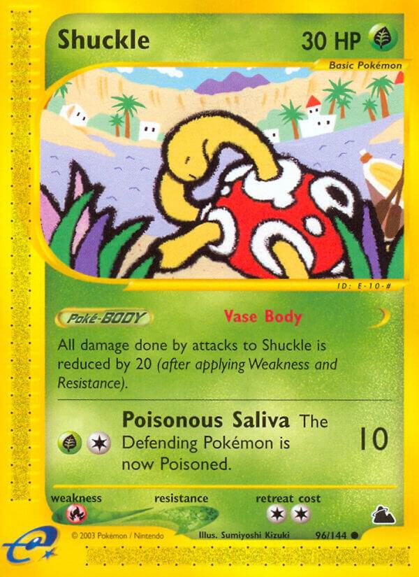 Shuckle 096/144 card from Skyridge