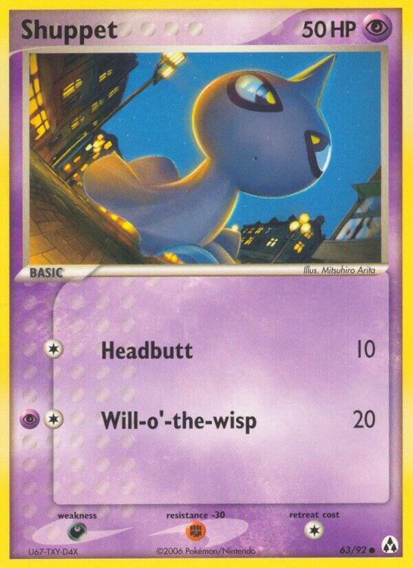 Shuppet 63/92 card from Legend Maker