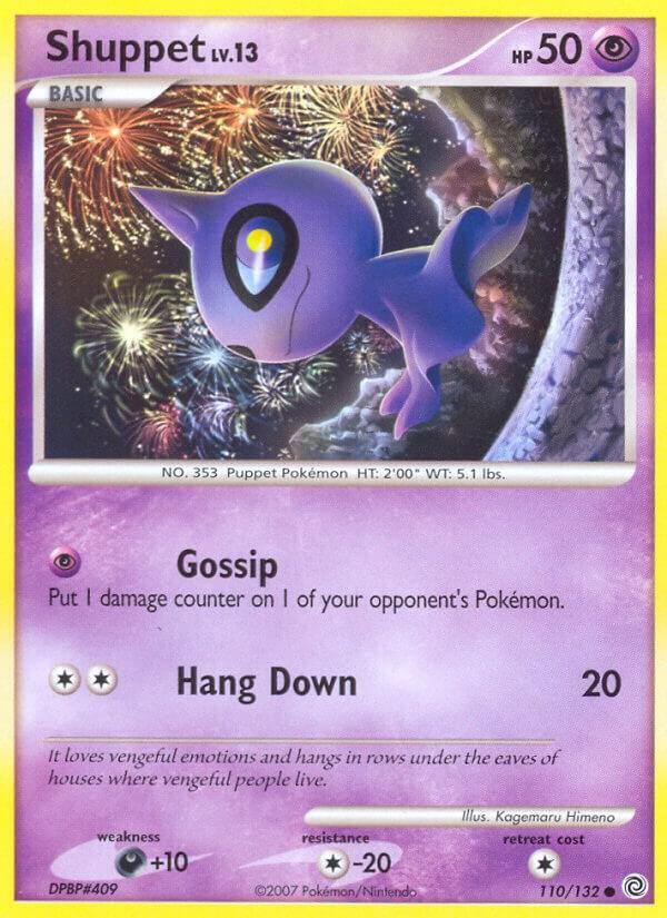 Shuppet 110/132 card from Secret Wonders