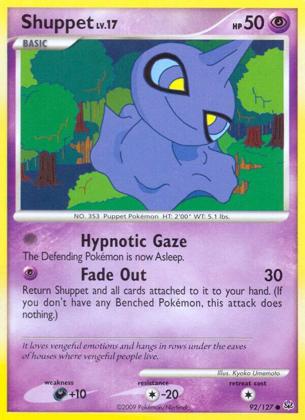 Shuppet 92/127 card from Platinum